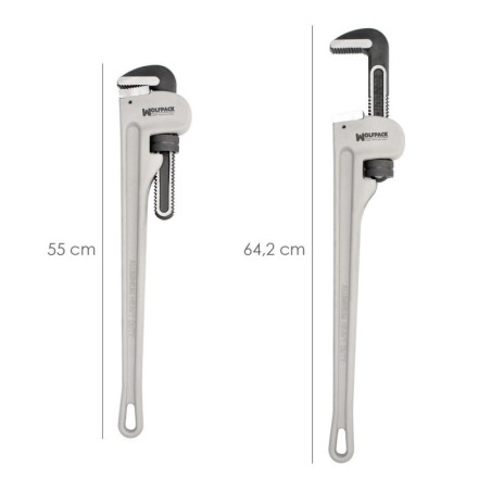 Llave Stillson Heavy Duty Aluminio 24" Llave Para Tubos, Llave Plomería, Llave Para Tuberías, Llave Grifa.