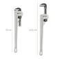Llave Stillson Heavy Duty Aluminio 24" Llave Para Tubos, Llave Plomería, Llave Para Tuberías, Llave Grifa.