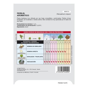 Semillas Aromáticas Perejil Aromático (8 gramos) Horticultura, Hortícola, Semillas Huerto.