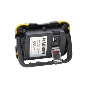 Foco Led Plano Recargable 10 Watt. 800 Lúmenes Luz blanca 4000K protección IP44. Portátil Proyector Led Obras