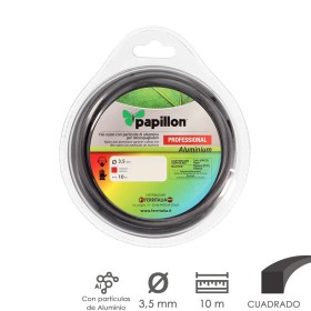 Hilo Nylon y Aluminio Desbrozadoras Cuadrado Professional Diámetro 3,5 mm. Rollo 10 metros.