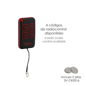 Telemando Universal Automático 433,92 MHz 4 canales. Telemando Garajes, Telemando Puertas, Telemando Accesos.