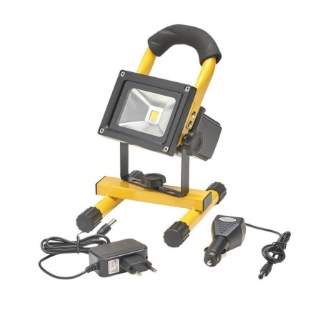 Foco Led 20 Watt. Luz Blanca 4000º K IP 65 600 Lúmenes Con Asa de Transporte, Proyector Led Con Asa, Foco Led Trabajo