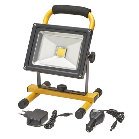 Foco Led 30 Watt. Luz Blanca 4000º K IP 65 900 Lúmenes Con Asa de Transporte, Proyector Led Con Asa, Foco Led Trabajo
