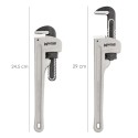 Llave Stillson Heavy Duty Aluminio 10" Llave Para Tubos, Llave Plomería, Llave Para Tuberías, Llave Grifa.
