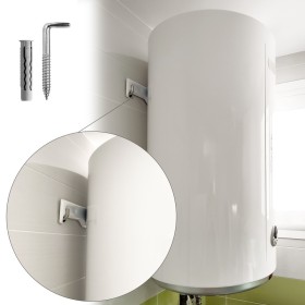 Kit Sanitario Alcayata Con Taco Diámetro 14 x 70 mm. Fijación Calentadores / Termos De Agua