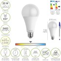 Bombilla Led Estándar Rosca E27. 20 Watt. Equivale A 150 Watt. 2452 Lúmenes. Luz Neutra (4000º K.)