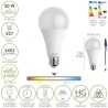 Bombilla Led Estándar Rosca E27. 20 Watt. Equivale A 150 Watt. 2452 Lúmenes. Luz Neutra (4000º K.)