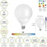 Bombilla Led Esfera Globo E27. 13,5 Watt. Equivale A 100 Watt. 1521 Lúmenes. Luz Neutra 4000º K.
