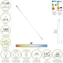 Tubo Led T8 120 cm.17,5 Watt. Equivale A 130 Watt. 1800 Lúmenes. Luz Neutra 4000º K.