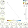 Tubo Led T8 120 cm.17,5 Watt. Equivale A 130 Watt. 1800 Lúmenes. Luz Neutra 4000º K.