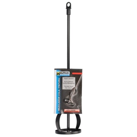 Mezclador Pinturas Para Taladro Diámetro 60 x 400 mm. Mezclador / Agitador Pinturas, Cemento, Yeso
