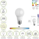 Bombilla Led Estándar Rosca E27. 9.5 Watt. Equivale A 75 Watt. 1055 Lúmenes. Luz Neutra (4000º K.)
