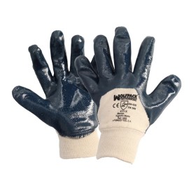 Guantes Nitrilo / Lona Pesados NiMax 10" (Par)