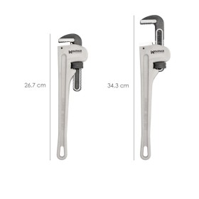 Llave Stillson Heavy Duty Aluminio 12" Llave Para Tubos, Llave Plomería, Llave Para Tuberías, Llave Grifa.
