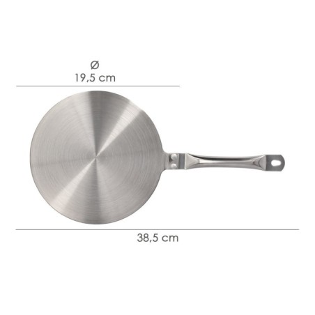 Adaptador Para Inducción / Vitrocerámica Diámetro 19.5 cm. 3 Capas Acero Inoxidable / Aluminio