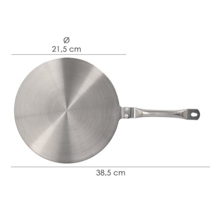 Adaptador Para Inducción / Vitrocerámica Diámetro 21.5 cm. 3 Capas Acero Inoxidable / Aluminio