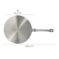 Adaptador Para Inducción / Vitrocerámica Diámetro 21.5 cm. 3 Capas Acero Inoxidable / Aluminio Adaptador Para Inducción / Vitrocerámica Diámetro 21.5 cm. 3 Capas Acero Inoxidable / Aluminio
