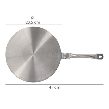 Adaptador Para Inducción / Vitrocerámica Diámetro 23.5 cm. 3 Capas Acero Inoxidable / Aluminio