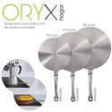 Adaptador Para Inducción / Vitrocerámica Diámetro 23.5 cm. 3 Capas Acero Inoxidable / Aluminio