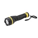 Linterna LED De Mano Goma Antideslizante A Pilas (2 AA) 55 Lúmenes 1 Watt. protección Ip44