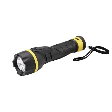 Linterna LED De Mano Goma Antideslizante A Pilas (2 AA) 55 Lúmenes 1 Watt. protección Ip44
