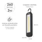 Linterna LED Profesional A Pilas (4 AA) 260 Lúmenes 3 Watt. Con Imán y Colgador Linterna LED Profesional A Pilas (4 AA) 260 Lúmenes 3 Watt. Con Imán y Colgador