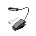Linterna LED De Mesa / Lectura Batería Recargable (1.000 mAh) 30 Lúmenes Con Clip, 3 Tonos De Luz y 3 Niveles De Luminosidad