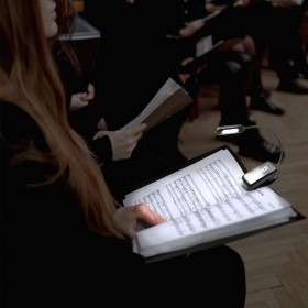 Linterna LED De Mesa / Lectura Batería Recargable (1.000 mAh) 30 Lúmenes Con Clip, 3 Tonos De Luz y 3 Niveles De Luminosidad