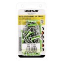Blíster Tacos Topgripper Bimaterial Con Tornillos Diámetro 5 mm. 50 Piezas Taco Anclaje Universal, Taco Hormigón, Taco Pladur,