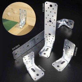 Soporte Para Madera Con Angulo Reforzado 65x88x95 mm. Conector Angular, Escuadra Fijación