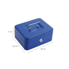 Caja Caudales WOLFPACK Pintada N.º 2 200x155 mm. Con Bandeja Interior