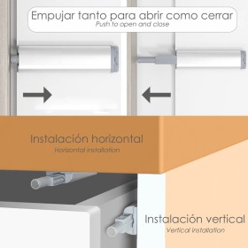 Cierre Imán Para Puerta Armario Presión Magnética. Pack 2 Piezas Cierre Puerta, Cierre Cajón, Cierre Mueble