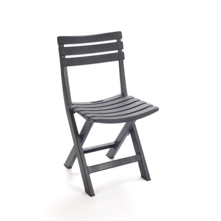 Silla Resina Plegable Komodo Antracita