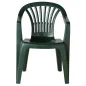 Silla Respaldo Bajo Resina Monobloc, Color Verde, Modelo  Lyra Silla Respaldo Bajo Resina Monobloc, Color Verde, Modelo  Lyra