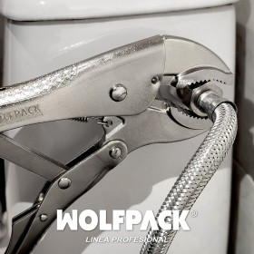 Mordaza WOLFPACK Poligrip Curva 25x250 mm.