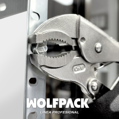 Mordaza WOLFPACK Poligrip Curva 25x250 mm.