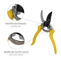 Tijera Podar 1 Mano Japonesa Akagi T-8S 220 mm. Mangos Aluminio Endurecido, Hoja Recubierta PTFE