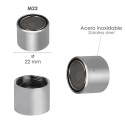 Atomizador Grifos / Monomando F22 (2 piezas) Filtro Aireador Grifo, Economizador de Agua, Difusor Grifo, Aireador Economizador