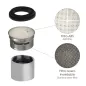 Atomizador Grifos / Monomando F22 (2 piezas) Filtro Aireador Grifo, Economizador de Agua, Difusor Grifo, Aireador Economizador Atomizador Grifos / Monomando F22 (2 piezas) Filtro Aireador Grifo, Economizador de Agua, Difusor Grifo, Aireador Economizador