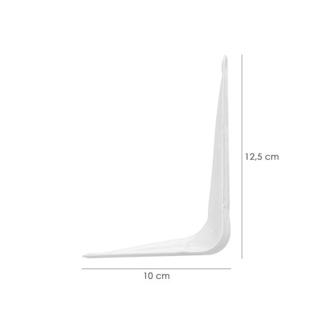 Palomilla WOLFPACK Pintada Blanca 100x125 mm.