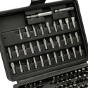 Juego Puntas con Destornillador 1/4" 99 piezas. Con Apartador. Cromo Vanadio, Kit Llave Combinada, Kit Carraca,