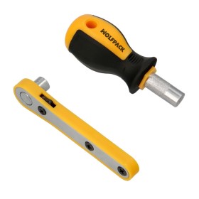 Juego Puntas con Destornillador 1/4" 99 piezas. Con Apartador. Cromo Vanadio, Kit Llave Combinada, Kit Carraca,