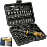 Juego Puntas con Destornillador 1/4 122 Pzs. Con Apadtador. Cromo Vanadio, Kit Llave Combinada, Kit Carraca,