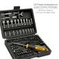 Juego Puntas con Destornillador 1/4 122 Pzs. Con Apadtador. Cromo Vanadio, Kit Llave Combinada, Kit Carraca, Juego Puntas con Destornillador 1/4 122 Pzs. Con Apadtador. Cromo Vanadio, Kit Llave Combinada, Kit Carraca,