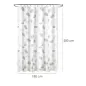 Cortina Ducha Tela Hojas 180 x 200 cm. Cortina baño, Cortina Tela Impermeable Con Anillas