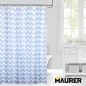Cortina Ducha Tela Rayas Azul 180 x 200 cm. Cortina baño, Cortina Tela Impermeable Con Anillas Cortina Ducha Tela Rayas Azul 180 x 200 cm. Cortina baño, Cortina Tela Impermeable Con Anillas