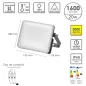 Foco Led Plano Potencia 20 Watt. 1600 Lúmenes. Luz Cálida 3000K protección IP65. Cuerpo Aluminio. Foco Exteriores / Interiores Foco Led Plano Potencia 20 Watt. 1600 Lúmenes. Luz Cálida 3000K protección IP65. Cuerpo Aluminio. Foco Exteriores / Interiores
