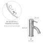 Monomando Lavabo "Dresde" Grifo Baño, Grifo Encimera, Grifo Cocina, Grifo Mezclador. Cartucho Cerámico Diámetro 35 mm. Monomando Lavabo "Dresde" Grifo Baño, Grifo Encimera, Grifo Cocina, Grifo Mezclador. Cartucho Cerámico Diámetro 35 mm.