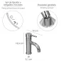 Monomando Bidé "Dresde" Grifo Baño, Grifo Encimera, Grifo Cocina, Grifo Mezclador. Cartucho Cerámico Diámetro 35 mm. Monomando Bidé "Dresde" Grifo Baño, Grifo Encimera, Grifo Cocina, Grifo Mezclador. Cartucho Cerámico Diámetro 35 mm.